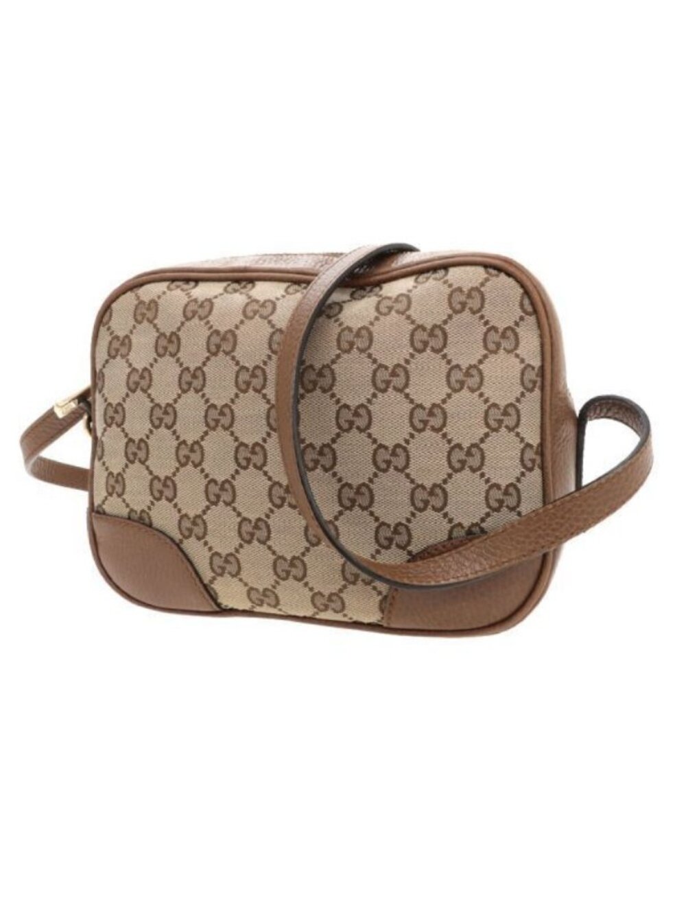Gucci GG Canvas Shoulder Bag Beige